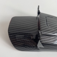 JY LBCFFDPOST Garde-boue arrière en fibre de carbone pour moto tout-terrain Light Bee - Petite extension de garde-boue protège l'amortisseur