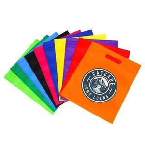 Custom Thickened and Durable Non-woven Flat <b>Bag</b>, Advertising Promotional Shopping <b>Gift</b> <b>Bag</b>, Customizable Logo, <b>Large</b> Capacity. - Product Image 4