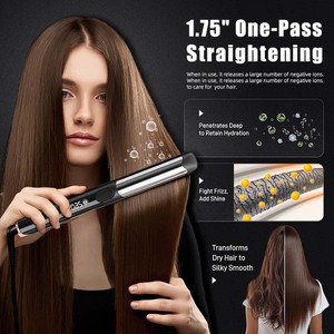 Vente en gros Fer à lisser et boucler Fer plat 2 en 1 pour la coiffure <span class=keywords><strong>Le</strong></span> <span class=keywords><strong>meilleur</strong></span> <span class=keywords><strong>lisseur</strong></span> portable - Product Image 5