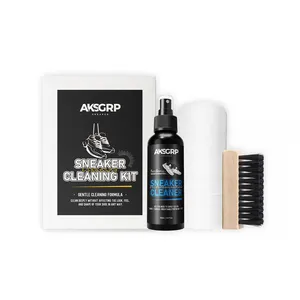 AKSGRP Shoe cleaning top hot selling Efficient Premium Care Product Kit 120 ml Cleaning Sneaker Cleaner
