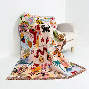 Tapiz tejido de diseño personalizado, Sudadera con capucha, tela <span class=keywords><strong>Karol</strong></span> <span class=keywords><strong>G</strong></span>, manta tejida, tapiz - Product Image 6