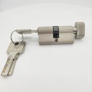 Anti-theft Mortise Lock Cylinder Manufacture Euro Style Classic Model Thumb Turn Door Lock Cylinder