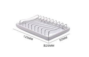 <span class=keywords><strong>Porte</strong></span>-<span class=keywords><strong>savon</strong></span> en acier inoxydable 304 avec plateau en céramique <span class=keywords><strong>Porte</strong></span>-<span class=keywords><strong>savon</strong></span> en métal Boîte à <span class=keywords><strong>savon</strong></span> de salle de bain <span class=keywords><strong>pour</strong></span> <span class=keywords><strong>douche</strong></span> - Product Image 4