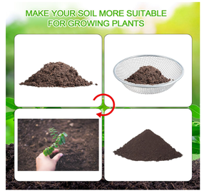 Bahçe kum kaya kompost elek kir elek eleme için Pan bahçe kum talaş çakıl kayalar için 3 adet toprak elek - Product Image 3