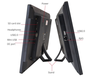PC tout-en-un industriel tactile Android 13 avec écran IPS 1920, processeur Quad Core, 16 Go de stockage, WiFi, GPS, RJ45, garantie 1 an