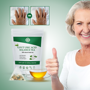 Chinaherbs No-Gmo Ácido úrico sin cafeína Ayuda a aliviar el dolor Té de equilibrio de ácido úrico en sangre - Product Image 1