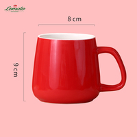 Taza de Café de Cerámica Termo de 400ml con Esmalte de Color, Precio al por Mayor, Caja de Regalo, Taza para Agua Caliente, Logotipo Personalizado Impreso para Regalos