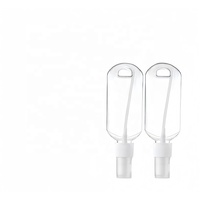 Botella Portátil de 50 ml para Desinfectante de Manos, Gel Transparente, Crema, Bálsamo, Botella Pequeña para Lavado de Manos para Niños con Gancho