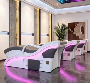 Table de massage moderne pour salon de beauté, lit de lavage facial, table de soin pour cils, manucure, tatouage, avec rangement - Product Image 3