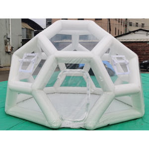4 Meters Diameter Starry Night Inflatable Football <strong>Bubble</strong> <strong>Tent</strong> for Wild Camping From Sino Inflatable Factory - Product Image 2