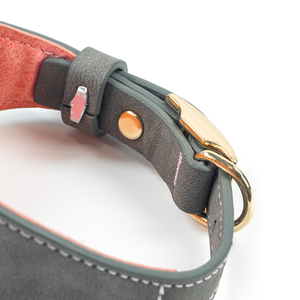 Juego de collares de entrenamiento para perros personalizados de fabricante OEM, arnés de lujo, Correa y <span class=keywords><strong>collar</strong></span> de PU en todos los tamaños personalizados para mascotas - Product Image 3