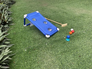 Tapis de golf extérieur et intérieur Tour Backyard Golf frapper cible Cornhole jeu de <span class=keywords><strong>croquet</strong></span> - Product Image 5