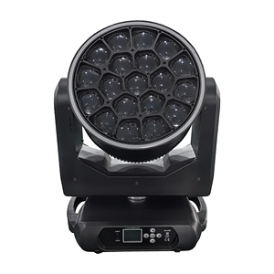 19pcs * 40w Rgbw 4in1 Led Zoom Wash Big Bee Eye Lumière principale mobile avec effet kaléidoscope Lumières de scène - Product Image 5
