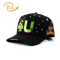 4UGEAR Fabricant Vente en gros de chapeaux de baseball 4U 5 panneaux structurés à bord incurvé personnalisés Casquette avec logo pour hommes