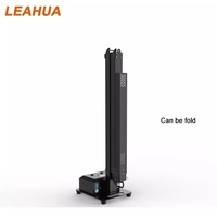 Mástil de luz LED de batería plegable de 9 LED a todo color RGBWA UV Wifi inalámbrico IR DMX DJ fiesta boda eventos LUMILED MAST POLE