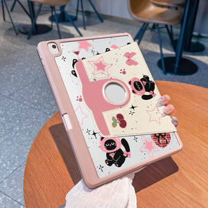 <span class=keywords><strong>Coque</strong></span> personnalisable à 720 ° avec rotation à trois volets pour <span class=keywords><strong>iPad</strong></span> <span class=keywords><strong>Coque</strong></span> de tablette à motif de dessin animé personnalisable avec fente pour stylo - Product Image 2