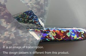 ฟอยล์โฮโลแกรม Amoebra Gleam สำหรับงานปั๊มร้อน DIY ฟอยล์ปั๊มร้อนสำหรับตกแต่งเหยื่อตกปลาแบบโลหะ - Product Image 2