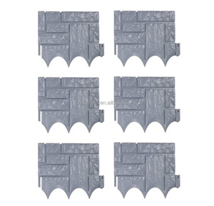 Garden Decoration Spliceable Detachable PP Brick <b>Fence</b> Decorative Border for Flower Beds - Product Image 2