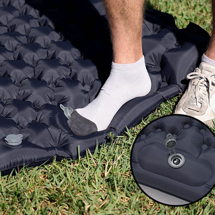 Timecreate Waterproof Foldable Inflatable Outdoor Travel Mat Self-Inflating Mat Sleeping Pad Camping Mat