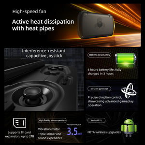 ANBERNIC-Console de jeu portable rétro, RG Slide, LTPS de 4.7 pouces, écran intégré, multi-touch, Android, PS2 - Product Image 4