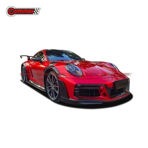 Kit de Carrocería Ancha de Fibra de Carbono Seca de Alta Calidad, Estilo TR GT Street R, para Porsche 911 992, Parachoques Delantero y Trasero - Product Image 2