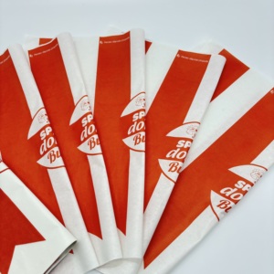 Papier d'emballage personnalisé pour hamburgers, résistant à la graisse, de qualité alimentaire, pour gâteaux, chocolat, pain, hamburgers, sandwichs, avec logo - Product Image 5