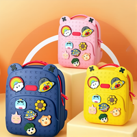 Sac à dos scolaire en EVA de haute qualité, imperméable, couleur bonbon, pour garçons et filles, motif dessin animé, doux pour la peau, DIY