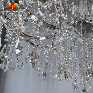 Châu Âu hiện đại chiếu sáng cho phòng khách Glass ống đèn chùm ánh sáng biệt thự trang trí pha lê mặt dây chuyền đèn - Product Image 6