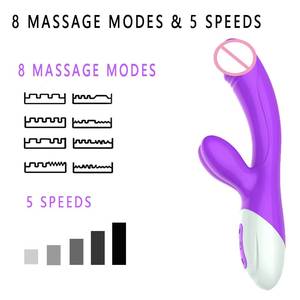 Consolador vibrador para mujeres juguetes sexuales consoladores pareja lesbiana Top 8 ventas generales: frecuencia + 5 velocidades de calefacción descarga eléctrica portátil M - Product Image 4