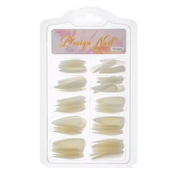 Ventes chaudes, qualité supérieure, directement de l'usine, 100 pièces/boîte, ongles pressés transparents sans couture, couvrant entièrement l'ongle, pour manucure