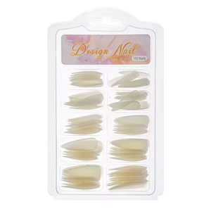 Uñas Postizas de Cobertura Completa Transparentes y Sin Costuras, 100 Piezas/Caja, Venta Caliente, Calidad de Fábrica Directa, para Manicura - Product Image 5