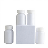 Flacon en plastique PE pour médicaments, 40 ml, 60 ml, 200 ml, hermétique, à large ouverture, pour pilules, capsules, aliments santé, emballage de comprimés de calcium