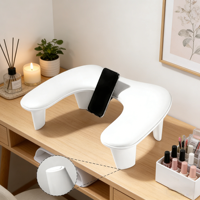 SNRQI Fournisseur Vérifié Repose-main pour Ongles avec Support de Poignet Intégré Ergonomique pour Manucure Réduit la Douleur Professionnel Salon OEM