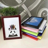 Marco de Fotos de Plástico Negro Personalizado A3 A4 8K, Ligero, para Mesa o Pared, para Exhibición de Fotos, Certificados y Arte