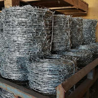 Fil barbelé galvanisé et recouvert de PVC Q195 Q235 10 # -18 #   Anti-escalade BWG pour voies ferrées et autoroutes, livraison rapide