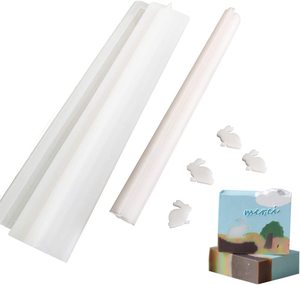 Moule de bougie de savon en Silicone de colonne de Tube de lapin fournitures de fabrication de savon en Silicone moule pour savon - Product Image 1