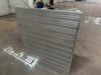 Palettes en acier YJC modèle 467, norme européenne, 0,8 m x 1,2 m, capacité de charge de 2 tonnes, galvanisées à chaud, empilables, durables, pour stockage en entrepôt