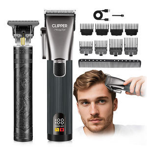 <span class=keywords><strong>Tondeuse</strong></span> à cheveux rechargeable avec écran LED, nouveau modèle, kit de <span class=keywords><strong>tondeuse</strong></span> électrique pour barbier - Product Image 1