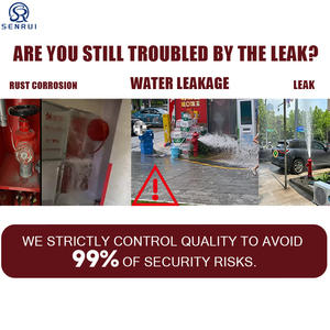 Tek Adımda RAL3000 Oluklu Boru Ek Parçaları Dökme Demir Redüksiyon T Borusu Dirsek Kaplin Kırmızı Kelepçe Montaj Hızlı Bağlantı Elemanı - Product Image 3