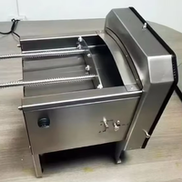 Elektrische automatische plantain-banaan-aardappelchips snijmachine voor fruitverwerkingsbedrijven