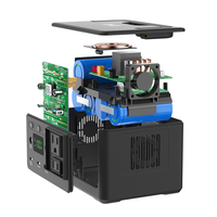 Mini centrale électrique portable 150W 96Wh autorisée en avion, onduleur à onde sinusoïdale pure, PD 100W, batterie externe pour ordinateur portable, prise secteur pour voyages d'affaires
