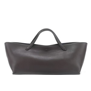 Sac fourre-tout minimaliste en cuir massif pour femme, grande capacité, avec poignée supérieure lisse, sac à bandoulière pour le quotidien, le bureau et les trajets, fermeture magnétique - Product Image 3