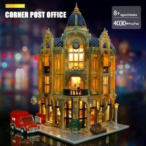 For Mould King 16010 Street View Corner <strong>Post</strong> <strong>Office</strong> Building Blocks Model 4030PCS Educational <strong>Toy</strong> in Plastic Festival Gift - Product Image 2
