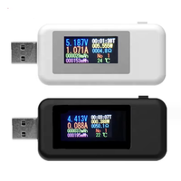 Testeur USB MX18USB avec écran couleur, détecteur de charge, voltmètre, ampèremètre pour tester les batteries externes et les adaptateurs