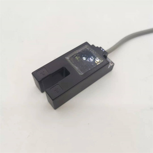 Sensor saklar fotolistrik plastik, tipe U melalui Beam NPN NO/NC/NO + NC deteksi jarak IP54 1cm DC 10-30VDC - Product Image 1