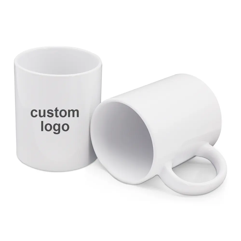 RTS mug manufacturer Porcelain Plain White Sublimation Blanks 11oz ceramic sublimation coffee mug