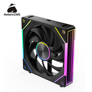Ventilateur AntarcChill noir sans outil, à raccordement en série, pour centre de ventilateur, CD, Halo, rétroviseur latéral, à haut débit d'air, faible bruit, avec roulement hydraulique - Product Image 4