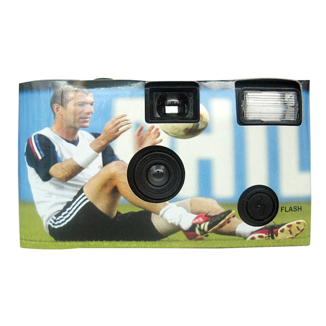 35mm Film Disposable Camera with Flash Build in 12exp/18ex[/36exp Color Film and Alkaline Battery with Customized Color Box