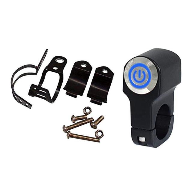Handlebars 7/8Inch On-Off Motorcycle Handlebar Switches & 2 Pcs Turn Signal Light Mount Bracket Clamp 30-41Mm