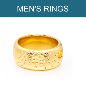 Set di Anelli Minimalisti per Coppie in Ottone Placcato Oro, Gioielli con Texture a Grani, Regalo per Matrimoni e Feste per Donne, Uomini e Innamorati - Product Image 2